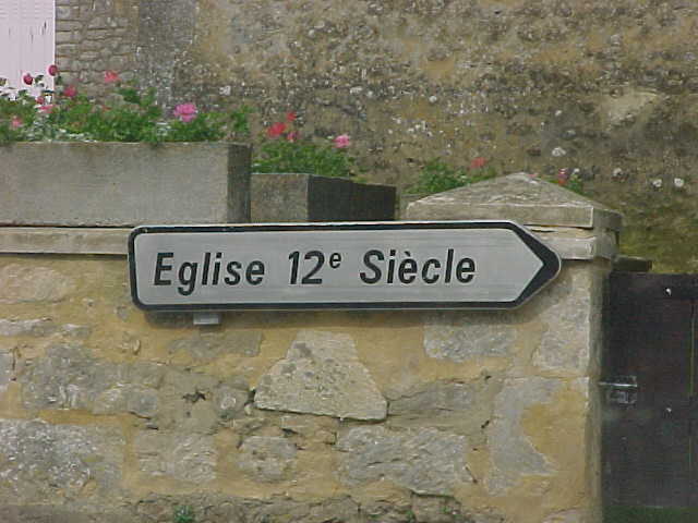 vers l'église