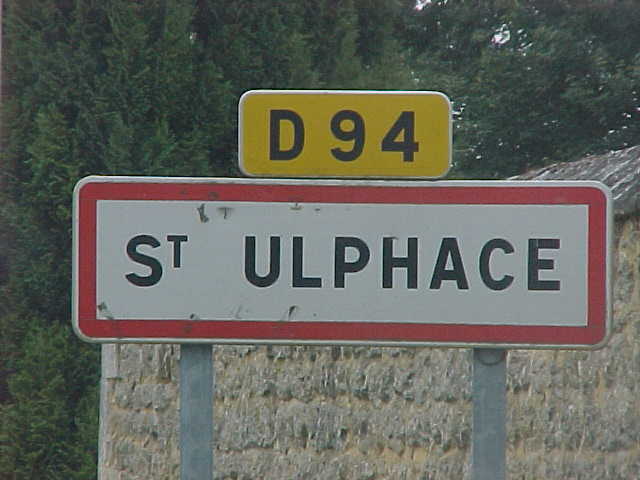 Entrée de St Ulphace